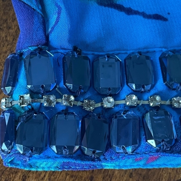 Adrienne vittadini chiffon blouse with embellishments - Picture 2 of 2